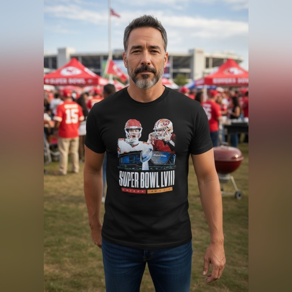 NEW 2024 SAN FRANCISCO 49ERS vs Chiefs vs Super Bowl Tees